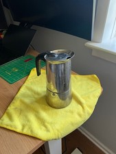 Vintage Guido Bergna Inox 18-10 Stainless Steel Moka Pot picture