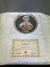 Carson Mint “THE HEARTY SAILOR”  Vintage1982 Plate w/Certificate of Authenticity picture
