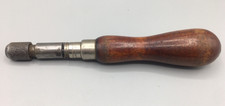 Goodell-Pratt Spiral Screwdriver / Push Drill Patent 1890-1891 Wood Handle Works picture