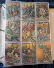 ALL 18 HARD HITTERS From The 1995 SkyBox DC Power Chrome Legends Set picture