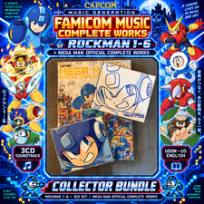 Rockman 1-6 Famicom Music Complete Works 3CD + Mega Man Official Complete Works picture