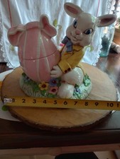 Vintage Bunny Rabbit Cookie Jar By Sittre Ceramic Productions 1978 Collectible picture