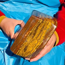 16.61LB Natural tiger's-eye rough raw stone rock specimrn Madagascar polish 3237 picture