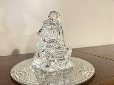 Vintage 1996 Waterford Crystal Santa’s Arrival Figurine 3rd Edition 5.5” picture