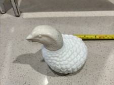 VTG Avon The Partridge Milk Glass Cologne Bottle 5 fl. oz picture
