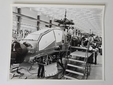 Early Hughes AH-64 Apache Helicopter Factory Assembly Archive Photo Print picture