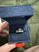 Enchanted Disney Fine Jewelry Disney The Little Mermaid Ariel Tiara Ring Size 7 picture
