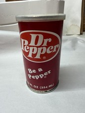 Vintage Be a Pepper DR Pepper Promotion Coin Bank Can w/ Tshirt picture