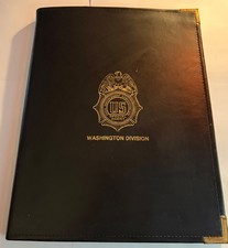 Vintage DEA Special Agent - Washington DC Division: Black Pad-Folio picture
