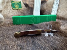 1986 Vintage Cub 960 Knife With Jacaranda Handles Puma Green / Yellow Box - 