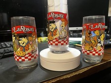 Larosa’s Pizza Hanna Barbera 1983 Collectors Glass NOS Scooby Yogi Fred Luigi picture