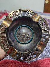 Vtg Knotts Berry Farm Advertising Ashtray California Metal Dome Center picture