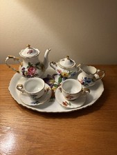 Porcelain Delton Products Corp Rare Teaset 10pc  Set picture