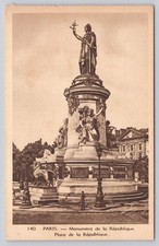 Paris Monument de la République Place Early 1900s T. Boisson Postcard picture