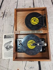 Vintage Thorens Switzerland AD30 Automatic Disc Music Box Walnut Case 5 Discs picture