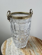 French Vintage Champagne Bucket with Gilt Ram Handles, Large, 1960s picture