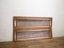 Japanese Antique RANMA 49.4 x 13.8 inch x2 Wood Transom Window Set Retro picture