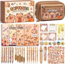 Kids School Supplies for Girls, 36PCS Capybara Stationery Set picture