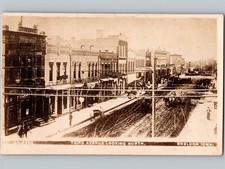 c1908 Third Avenue Street View Sheldon Iowa IA O’Brien Sioux County RPPC picture
