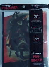 Magic the Gathering Ultra Pro 20 page 9 pocket page 360 Card Binder w/ Elastic picture