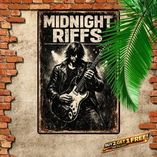 Dimebag Darrell Metal Foil Tin Sign 8x12 Rock Music Home Decor picture