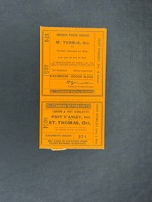 Canadian Pacific London Port Stanley Excursion Coach Ticket Ontario picture