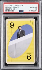 2020 UNO THE OFFICE YELLOW-#9 MICHAEL SCOTT PSA 10 picture
