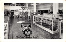 Postcard Interior of Western Ranchman Outfitters in Cheyenne, Wyoming picture