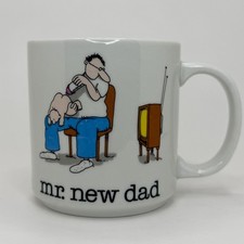 Vintage Papel Jim Benton Mr. New Dad Coffee Mug Funny Collectors Cup picture