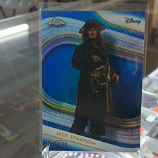 Topps 2025 Topps Chrome Disney Jack Sparrow Serial Numbered /150 Card #3 picture