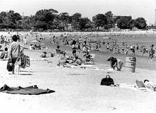 Crowded beach Pleasure Bay South Boston Jul 8 1968 Boston MA Historic Old Photo picture