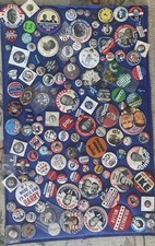 Political Pins Set FDR, Ike, Truman, Nixon, Kennedy, Goldwater, Perot, Reagan picture