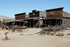 Photo:Cody Wyoming Old Trail Town Museum 2015 Western Ghost Town Wagons picture