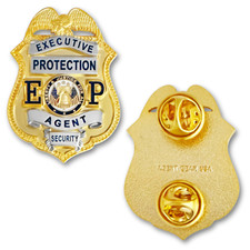 Executive Protection Agent Security - Mini Badge Lapel Pin picture