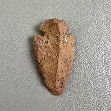 Vintage Arrowhead Hand Carved Natural Stone 1.75