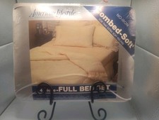 VTG Burlington 4pc FULL Size Bed Set Combed Soft American Lifestyle Sealed NEW picture