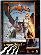 Everquest Scars Of The Velious - PC Game - Original Print Ad/Poster Promo 2000 picture