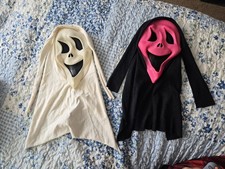 2 Vintage Fun World Div Happy Ghostface Masks picture
