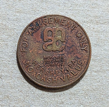 Vintage Hershey Park Token Coin Hershey, Pennsylvania Monorail Amusement Company picture
