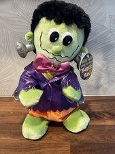 Vtg 90s Dan-Dee Frankenstein Monster Mash VIDEO Animated Plush Halloween TAGS  picture
