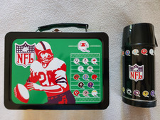 Hard to Find Vintage 1962 NFL Lunchbox & Thermos with AFC & NFC by Universal picture