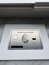American Express Platinum Metal Card. Authentic. Collectible. picture