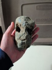 Unique Field Find. Alien Skull? Peru Tridactyl Skull? Ancient Artifact? Fossil? picture