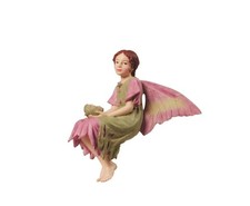 Cicely Mary Barker Retired MALLOW Flower FAIRY Figure Collectible Ornament picture