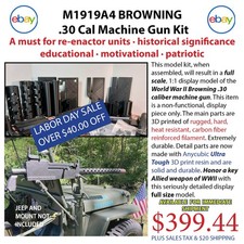 M1919A4 Browning WWII Full scale display model picture