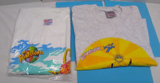 2 VINTAGE McDONALD'S 1994 FLINTSTONE XL TEE SHIRTS ( WITH A RARE CHICAGO SHIRT) picture