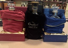 Crown Royal Cask 16, XR Red and XR Blue Boxes, Bags and Empty Bottles picture