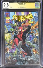 Spider-Man ’94 #1 Clayton Crain Variant Signed CGC 9.8 JSA White Pages picture