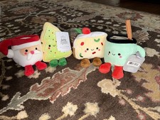 Hallmark Better Together-Santa's Milk & Tree Cookie Magnetic Plush-New With Tags picture