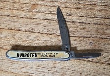 Vintage Hydrotex Ind. Dallas Texas Advertising Pocket Knife Mother of Pearl picture